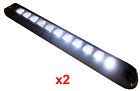 2kl-25120c-w Bezel Light Pair Trailer Led -up " Truck 17 Fog Signal Bar Chrome White