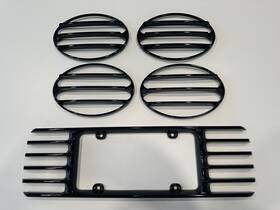 Bam-c5-tlgt-v-bo Blackout Auto Mods Corvette C5 Tail Light Covers 1997 Thru 2004