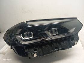114-11820ar Bmw Passenger Headlight Led Adaptive Black Trim Fits 22-24 X3 4033799