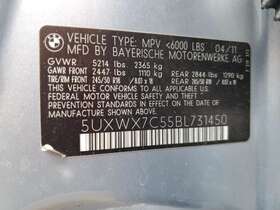 114-51269l Bmw Driver Headlight Xenon Opt 0522 Fits 11-14 X3