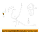 61677066847 Bmw 325i Lamps-cover Left Washer-front 02-05 Oem