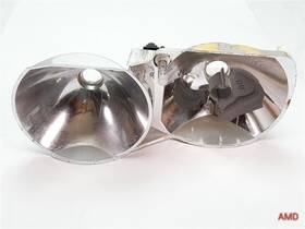 63128362525 Bmw 1997 540i 528i 525i 530i E39 Left Halogen Headlight Headlamp Reflector Only