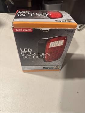 5626734 Buyers Products 5.75 Inch Red Box Style Stop/turn/tail Light With 34 Led 5626734 Buyers Products 5.75 Inch Red Box Style Stop/turn/tail Light With 34 Led