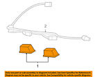 C2z5592 Jaguar Oem Xf License Plate