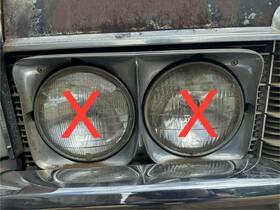 1494987 Cadillac 1969-70 Deville Headlight Bezel / Surround - Passenger Right