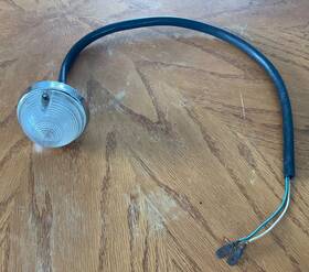 F3-55 Cadillac 1955-56 Oldsmobile Guide Park Light Assembly Nice Oem Part