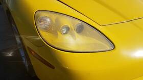 114-00132hr Chevrolet 06 Chevy Corvette C6 Headlight Lamp Assembly Right Passenger Yellow 45u 114-00132hr Chevrolet 06 Chevy Corvette C6 Headlight Lamp Assembly Right Passenger Yellow 45u