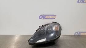 114-00142al Chevrolet 13 Chevy Corvette C6 Headlamp Light Assembly Left Driver Black