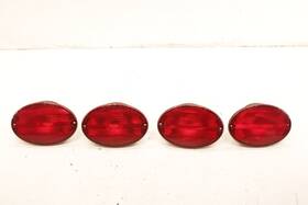 166.gm1y98 Chevrolet 1997-2004 Corvette Rear Right And Left Side Tail Light Lamp Set Of 4
