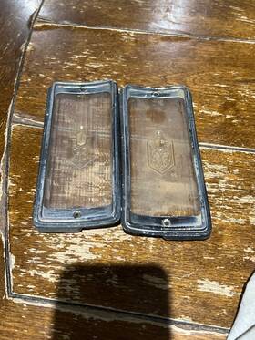 6261989 Chevrolet 1972 Monte Carlo Original Gm Left And Right Parking Light Bezel Trim 6261989 Chevrolet 1972 Monte Carlo Original Gm Left And Right Parking Light Bezel Trim