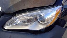 114-01340al Chrysler Driver Left Headlight Chrome Bezel Fits 11-14 200