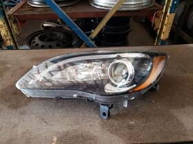 114-02826al Chrysler Driver Headlight Black Bezel With Chrome Insert Fits 11-12 200 188594 114-02826al Chrysler Driver Headlight Black Bezel With Chrome Insert Fits 11-12 200 188594