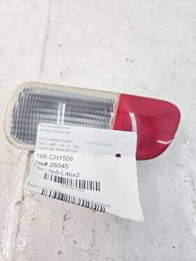 166.ch1506 Chrysler 2006-2010 Pt Cruiser Right Reverse Backup Light Oem Passenger Rear Lamp