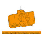 68064720aa Chrysler Bracket Oem Wrangler Lamps-rear License Jeep Lamps-lamp