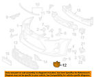 5243821040 Cover Bumper-lamp Tc 14-15 Oem Left Toyota Scion Front