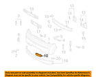 8148152060b0 Cover Bumper-lamp Xb Oem Front Toyota 04-06 Scion