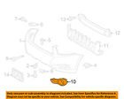 814810e030b1 Cover Bumper-lamp Oem Highlander Front 08-10 Toyota