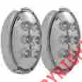 Cz-252b Cz-252r Pilot 2x Universal Red Led 12v Glo Pods Compact Light Kit 757558104727