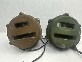 8378786 Dc Electronics Black Out Military Willys Jeep Brake Light 24v Lot Of 2
