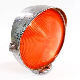 77-066 Dietz Vintage Lollipop Light 7in Orange Double Sided Safety