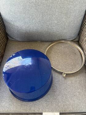 77-23401 Dietz Lighting 77-212 Replacement Revolving Light Lens Fits Model 184 With Retainer Band
