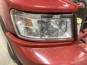 114-01246cr Dodge Truck Passenger Headlight Bezel With Chrome Trim Fits 08-11 Dakota 4485905