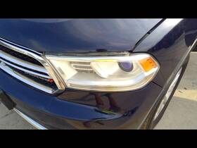 114-02801bl Dodge Truck Driver Headlight Halogen Chrome Bezel Fits 14-20 Durango 3270314