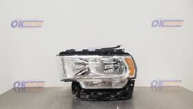 114-10986bl Dodge Truck 24 Ram 2500 Headlight Headlamp Left Driver Halogen Chrome Bezel