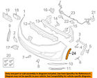 Dp5z13a565f Ford Lincoln Oem Mkz Front Bumper Left
