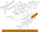 Dr3z17b390aa Ford Oem Mustang Rear Plate Bracket Pocket Mount