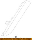 Ej7z15a201a Ford Lincoln Oem Mkc Front Bumper Right