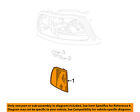 F75z13201ac Left 97-03 Lamp -150-park Ford Oem F75z13201ac Left 97-03 Lamp -150-park Ford Oem