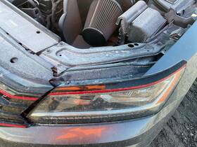 114-10256l Factory Driver Left Headlight Led Tapered Red Accents Fits 18 Passat 1975539
