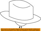 Fl1z13550b Ford Oem Expedition License Plate