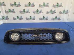 104-02382f Ford 2013-2014 Mustang Gt Front Upper Grill Bumper Fog Lights Air Duct Mesh 2651