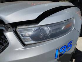 114-01452bl Ford Driver Headlight Police Halogen Without Flashing Lamps Fits 13-19 Taurus 1842110