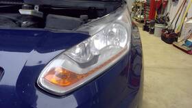 114-02759bl Ford Driver Left Headlight Chrome Trim Fits 14-18 Transit Connect 494428