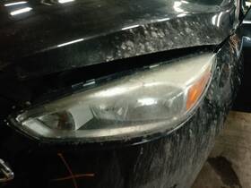 114-02854al Ford Driver Headlight Halogen Chrome Headlamp Bezel Titanium Fits 15-18 Focus 8558534