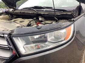 114-02872bl Ford Driver Headlight Halogen Sel Black Bezel Fits 15-18 Edge 4725716