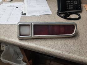 Ford 166-00373al Driver Left Tail Light Fits 70-77 Maverick 53693