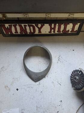 630.fd1s40 Ford 1940 Headlight Door Bezel Perfection 931