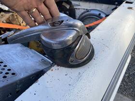 91a-1350 Ford 1939 1940 Deluxe Deklite Handle Base License Light Fomoco 91a-1350 Ford 1939 1940 Deluxe Deklite Handle Base License Light Fomoco