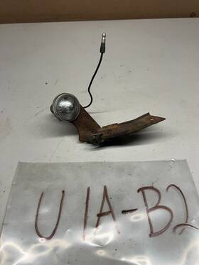 C1sf-13423-a Ford Thunderbird License Plate Light Lamp Lens 1961-1963 61-63 Oem U1a-b2