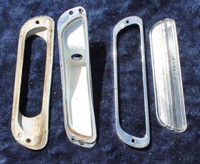 C4sb-15513-b Ford 1964 1965 Thunderbird Reverse Light Lens Bezel And Housing Oem