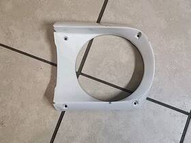 C4zb-13064-b Ford Factory 1965-1966 Mustang Headlight Door Trim Bezel - Driver White C4zb-13064-b Ford Factory 1965-1966 Mustang Headlight Door Trim Bezel - Driver White
