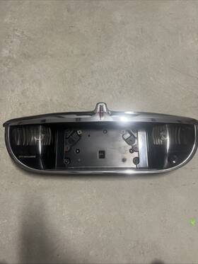 F80x-15a524-al Ford 1999-2002 Lincoln Continental License Plate Panel Backup Lights Trim Oem