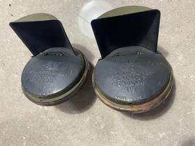 13452 Ford Motor Co. Two 2 Original Gpw/willys Mb Blackout Headlight Bulb Assemblies