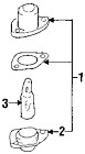F8cz13550aa Ford Oem License Lamp Genuine