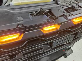 Pl3v-15442-ab Ford F150 Raptor 21-25 Radiator Grille Led Amber Marker Lamps Oem