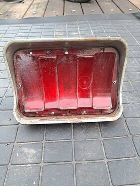 Sae-tsdb-67mg Ford 1967 1968 Mustang Taillight Housing Bucket And Lens